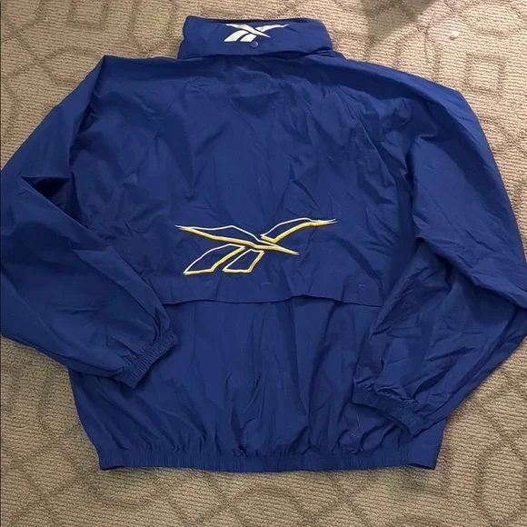 Reebok Blue Windbreaker Jacket - vintage Y2K - Picture 7 of 9